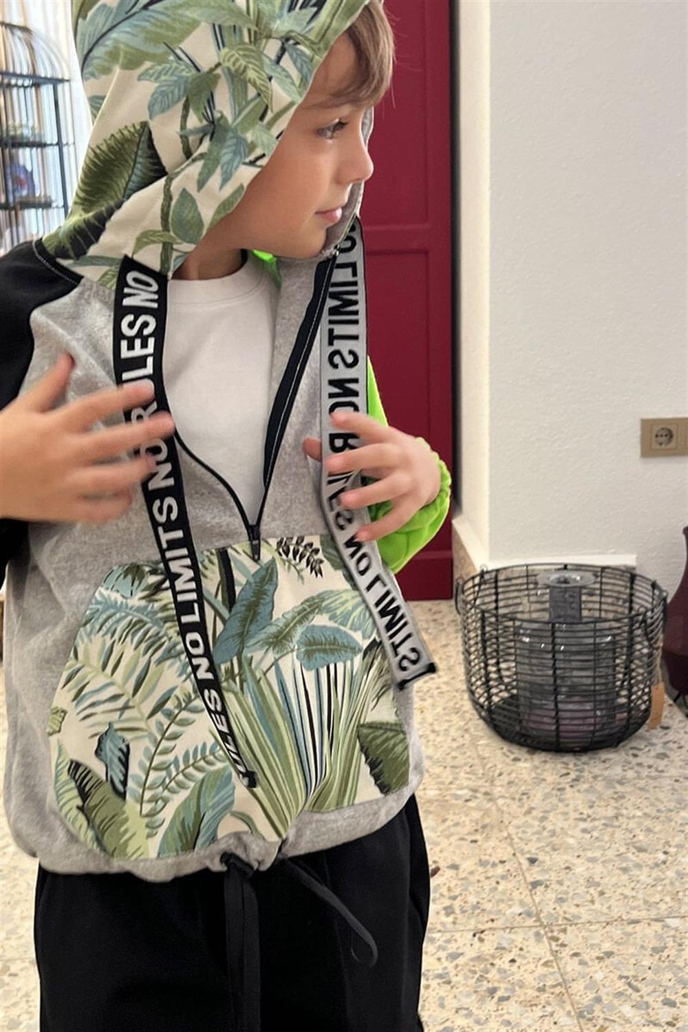 Neon Garnini Çocuk Sweat