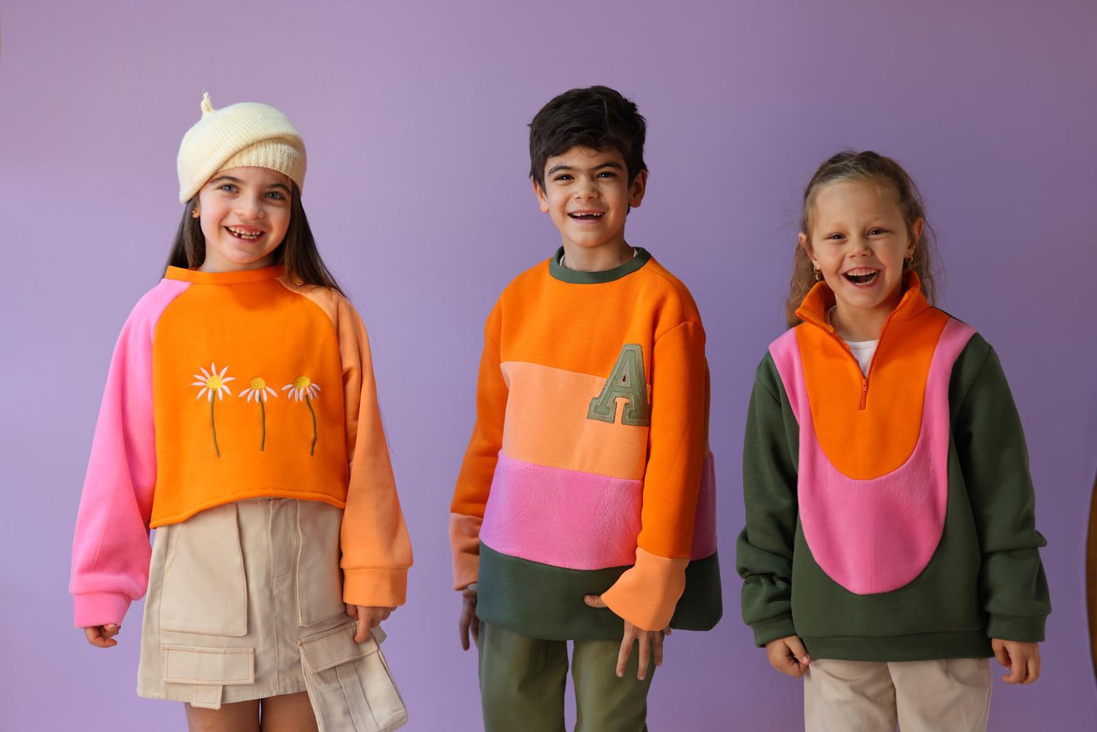 Polar Dalga Dikişli Üç Renk Sweat