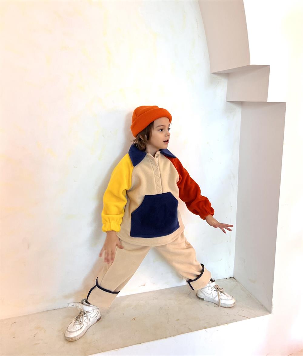 Renkli Polar Sweat