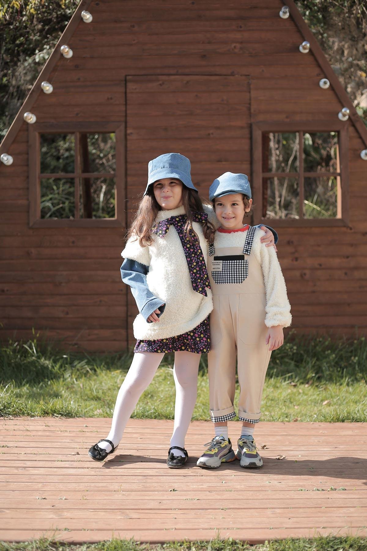 Teddy Denim Garnili Sweat