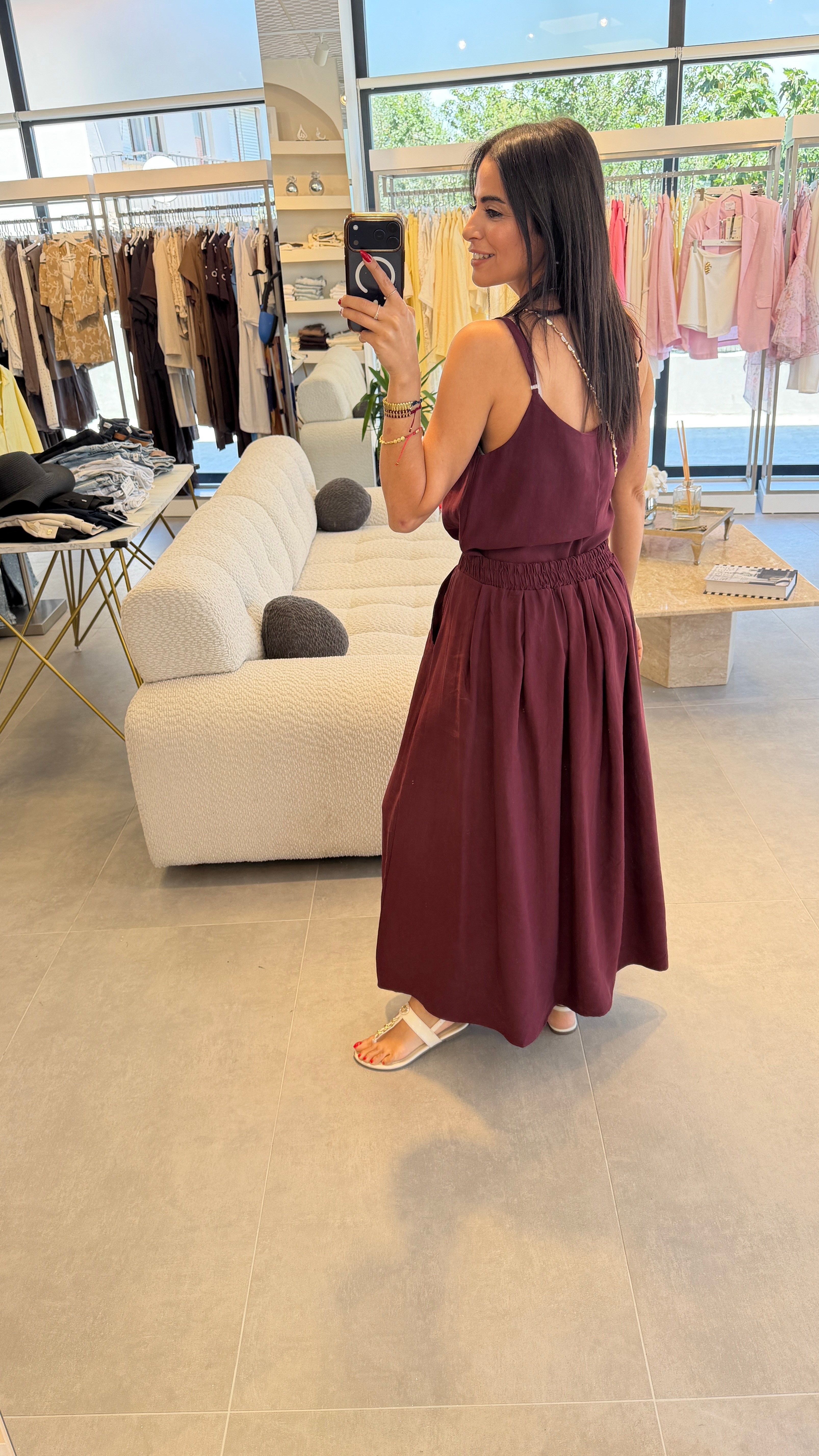 %100 PAMUK ETEK BLUZ TAKIM BORDO