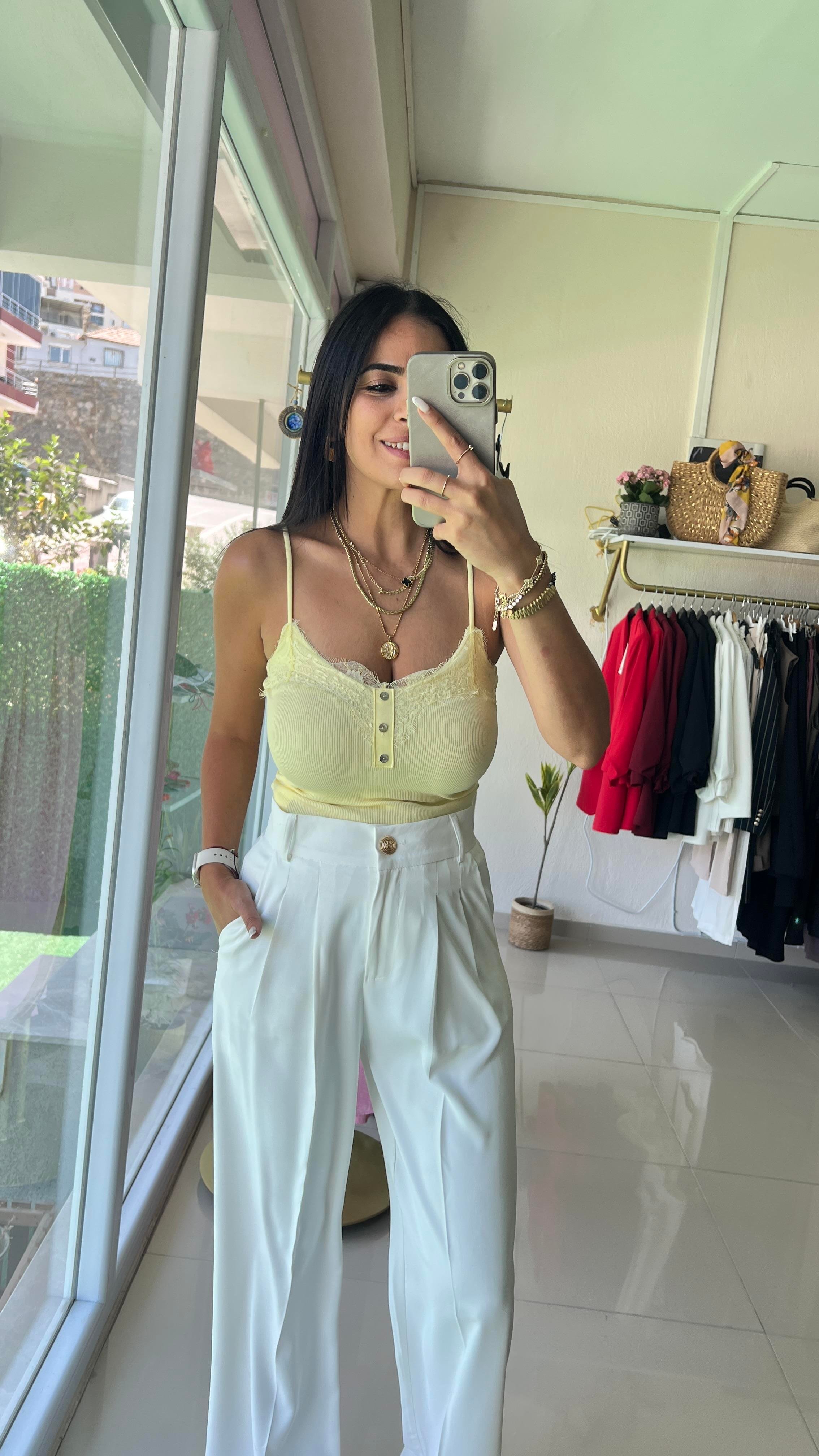 16893 DANTELLİ ATLET SARI
