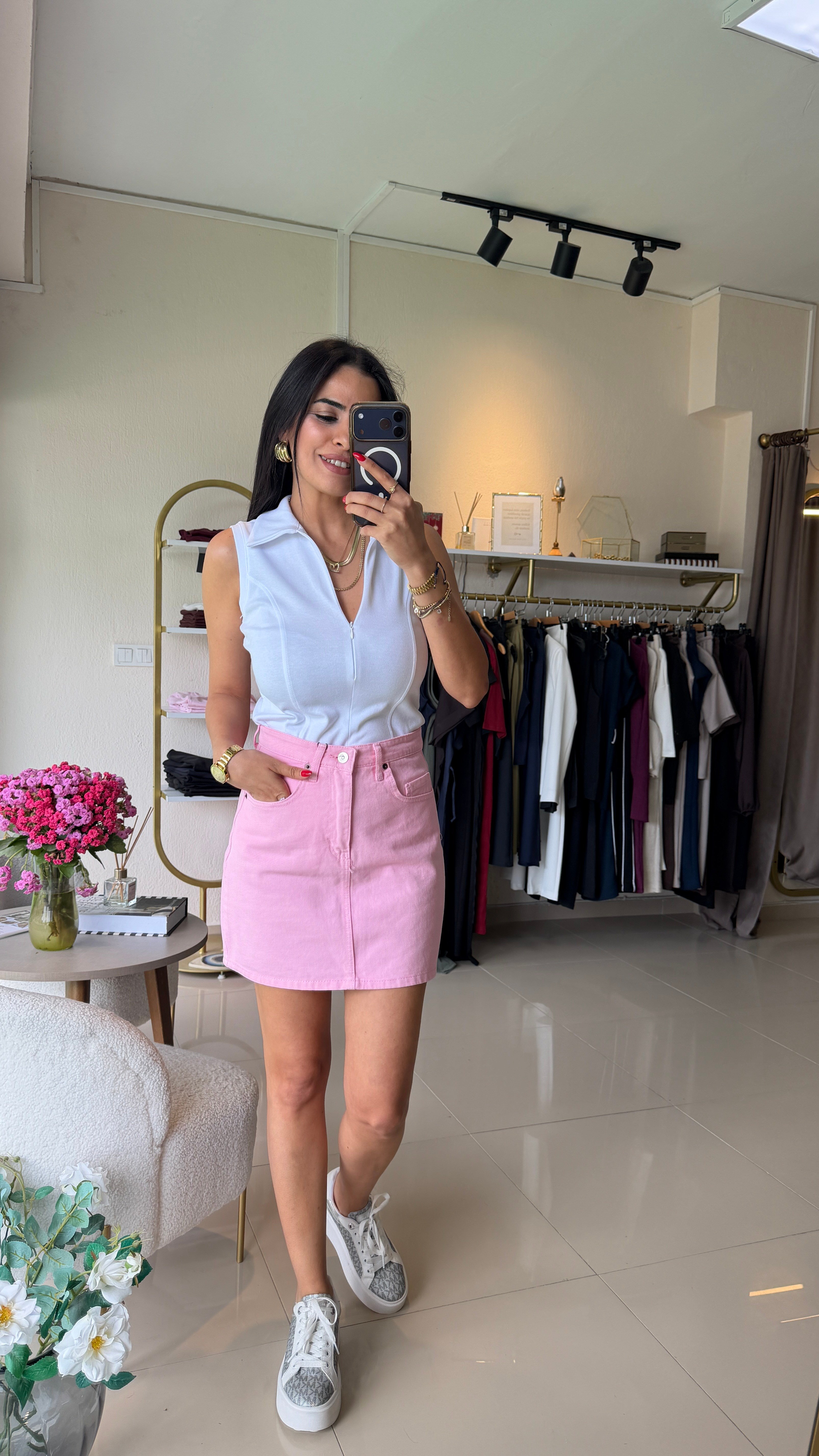 24-147 Orjinal Model , Kot Etek , Pembe