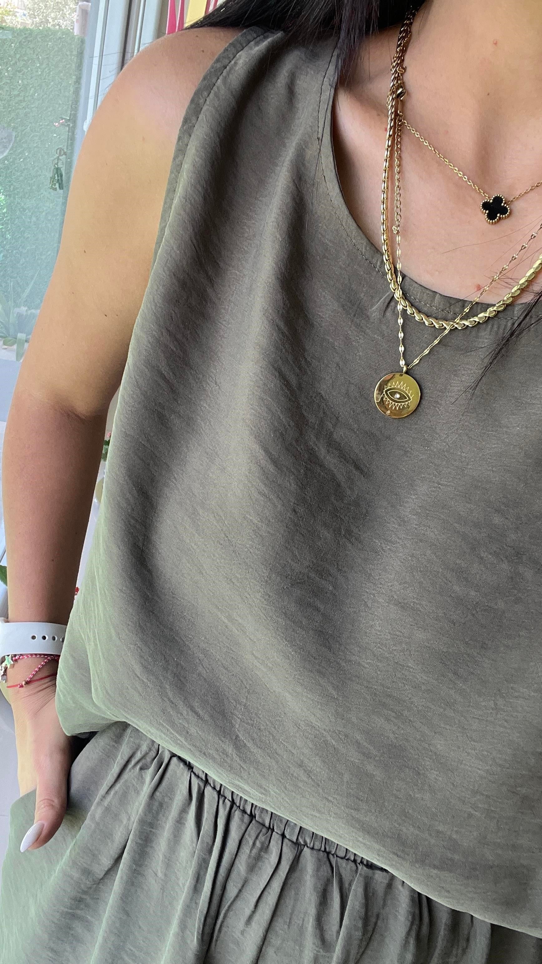 3089 Sofie Bluz Pantolon Takım  Haki
