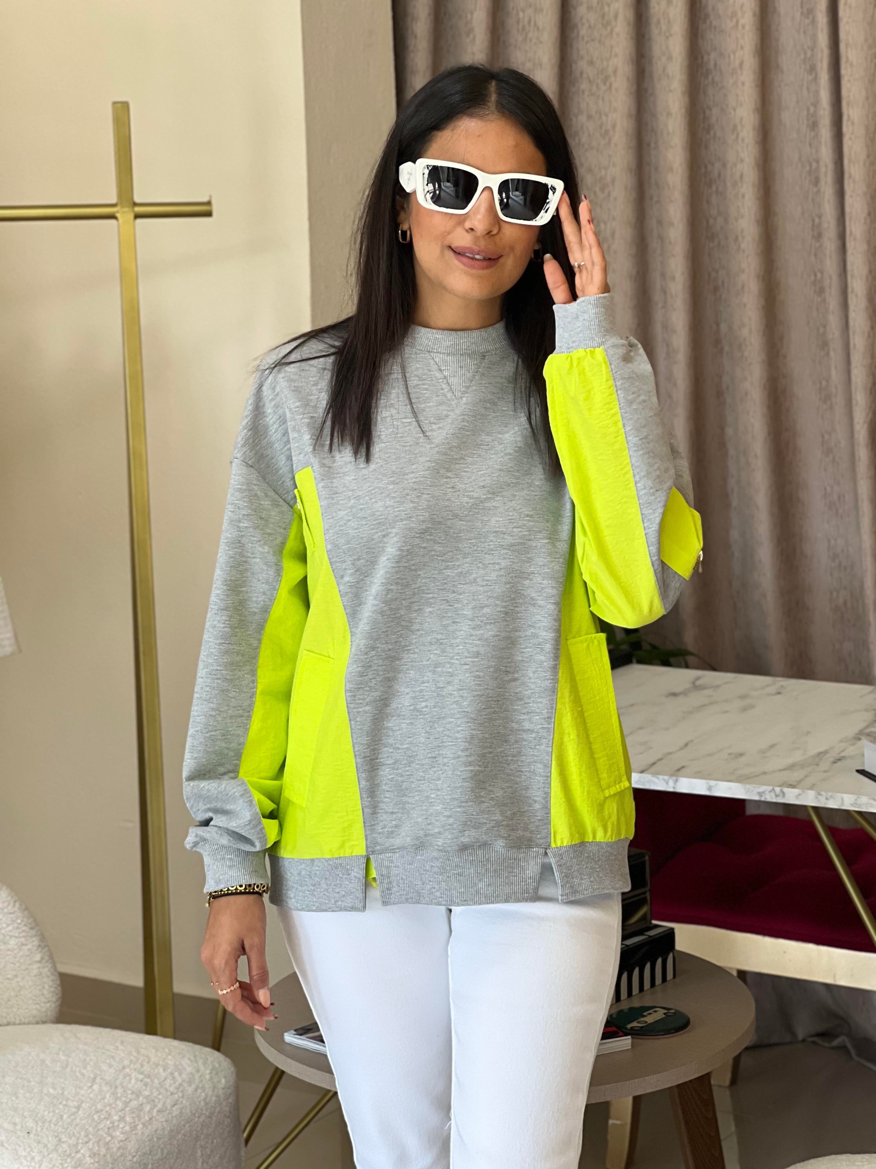34531 NEON GARNİLİ SWEAT