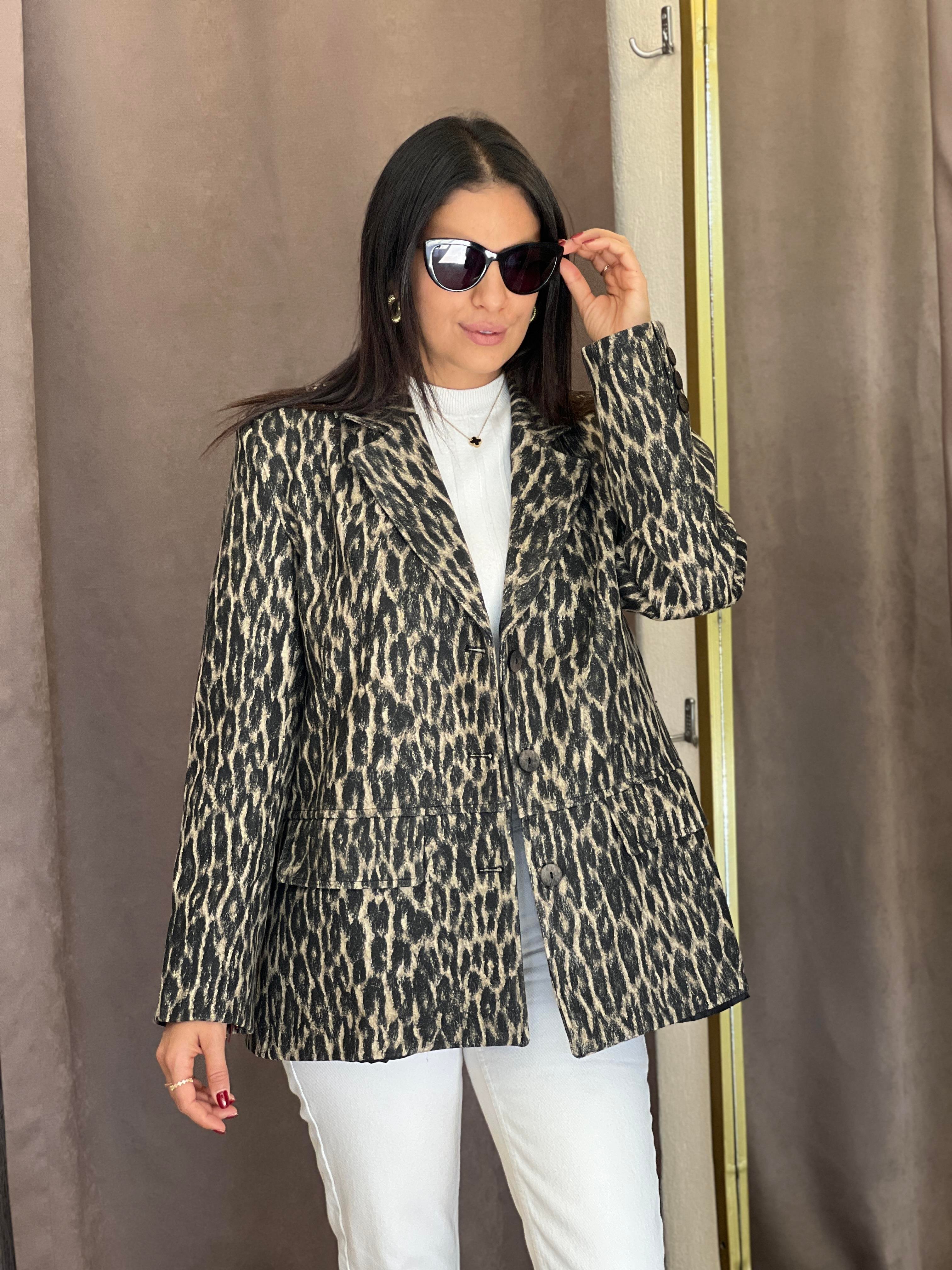 35537 LEOPAR BLAZER CEKET