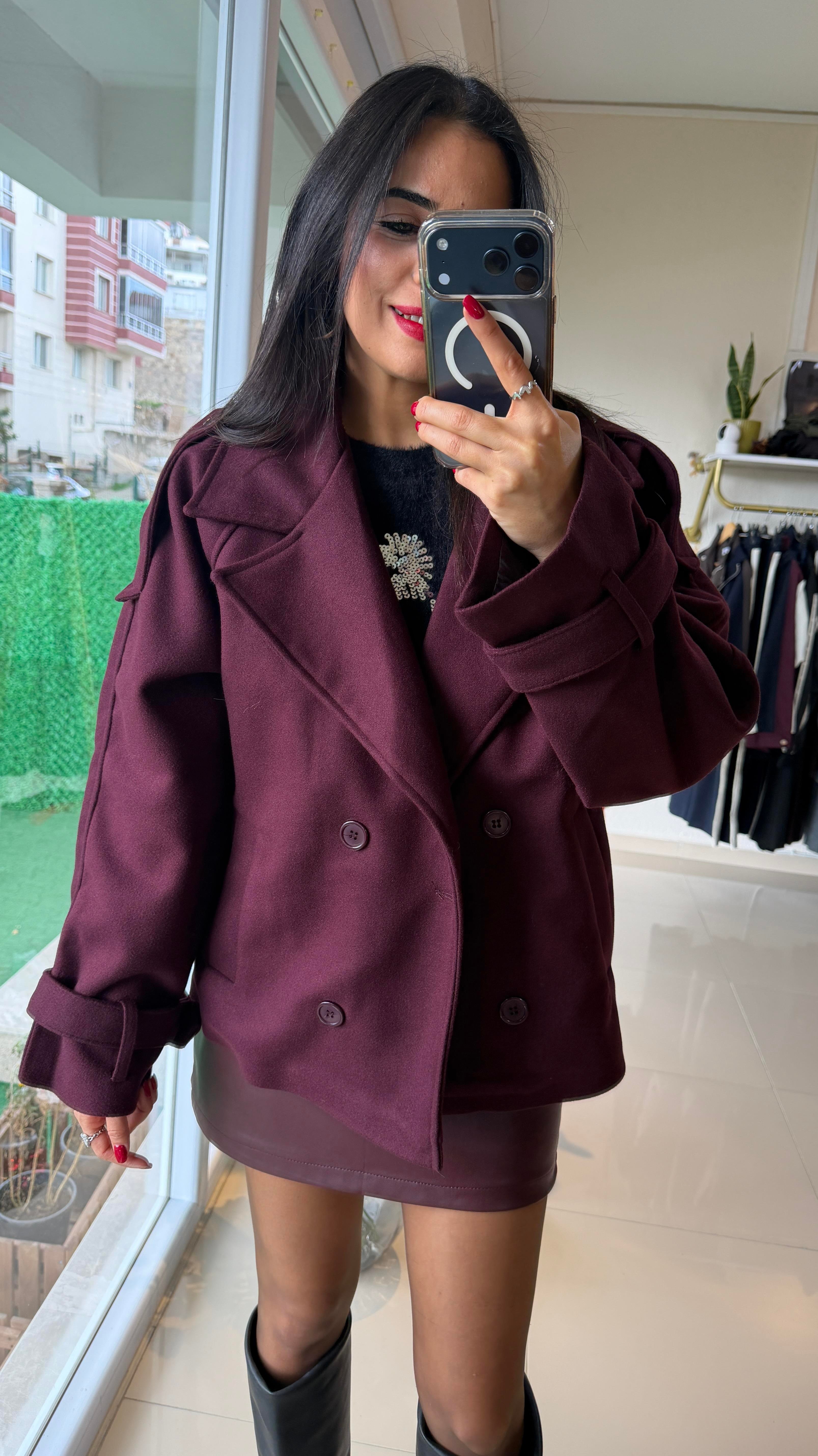 5873 KAŞE MONT BORDO