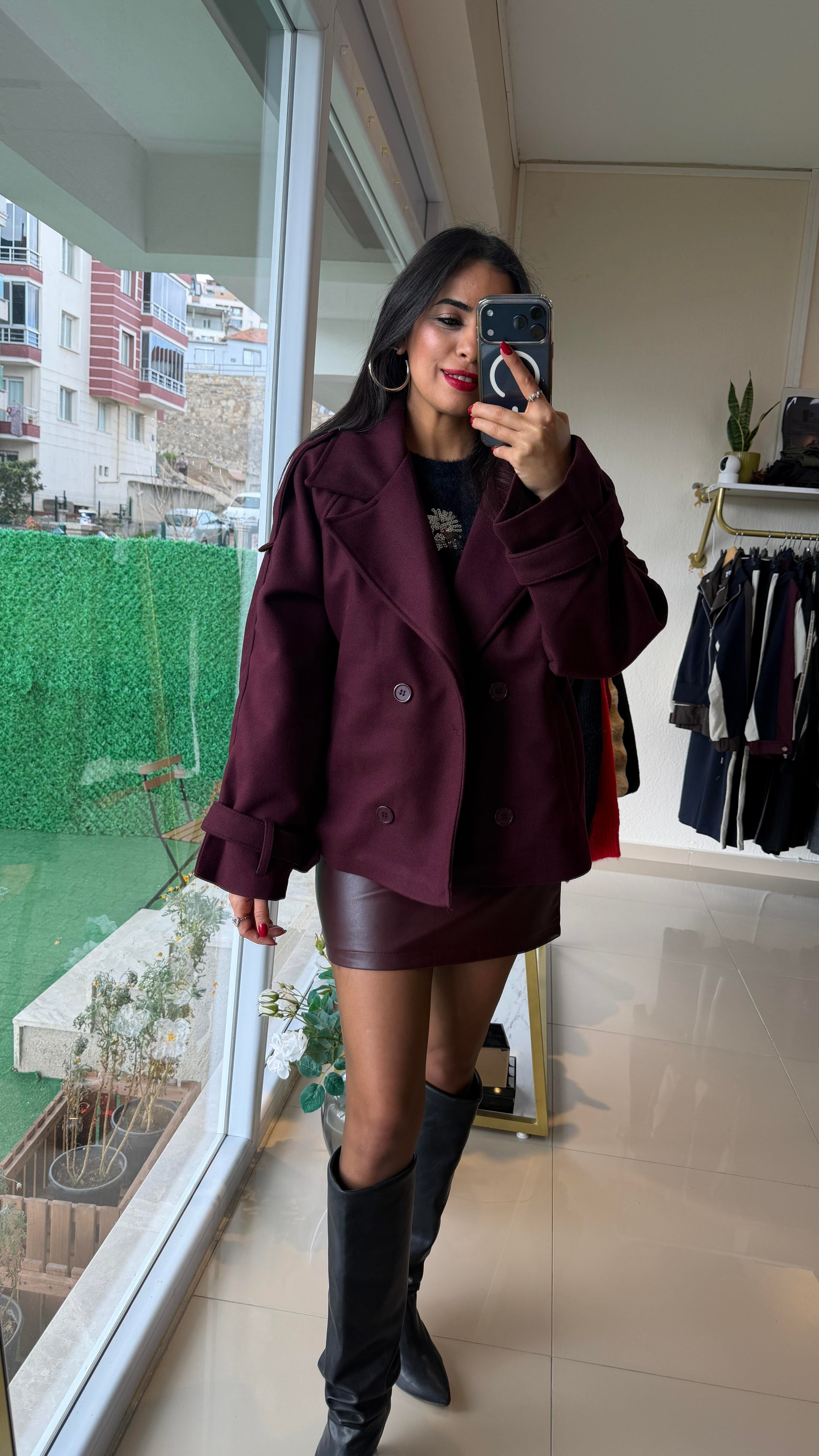 5873 KAŞE MONT BORDO
