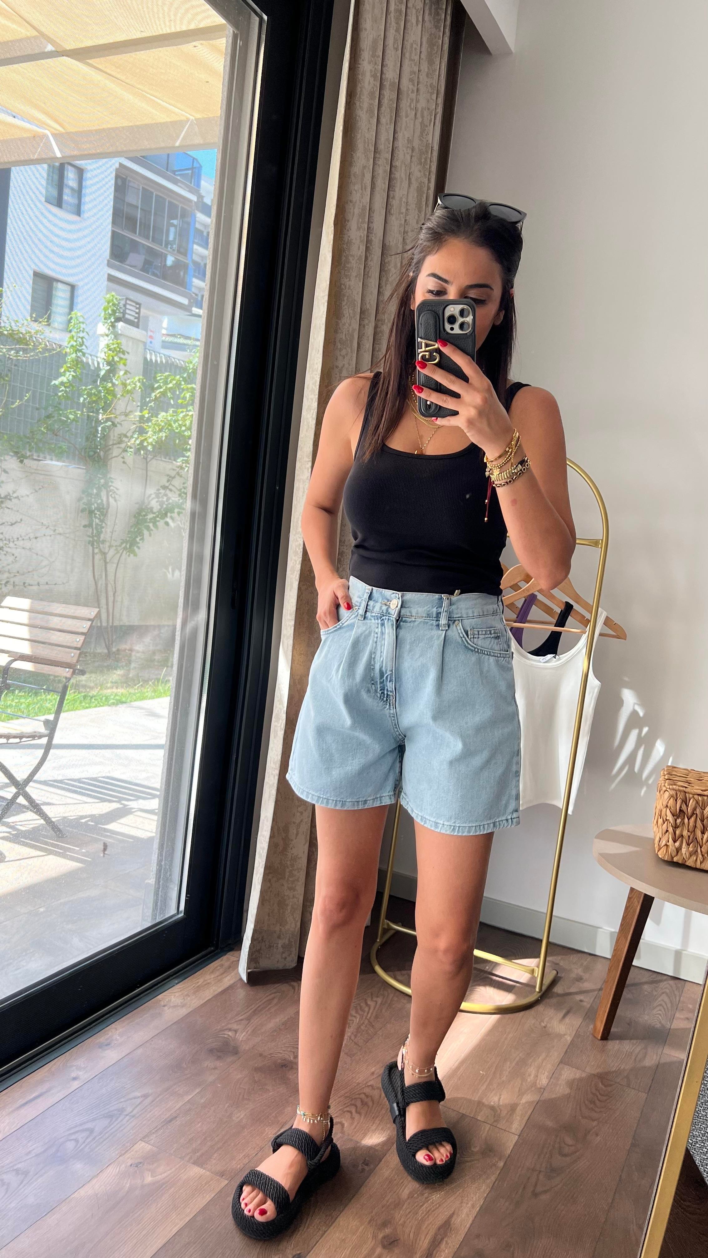 71679 Dilvin Denim Şort 