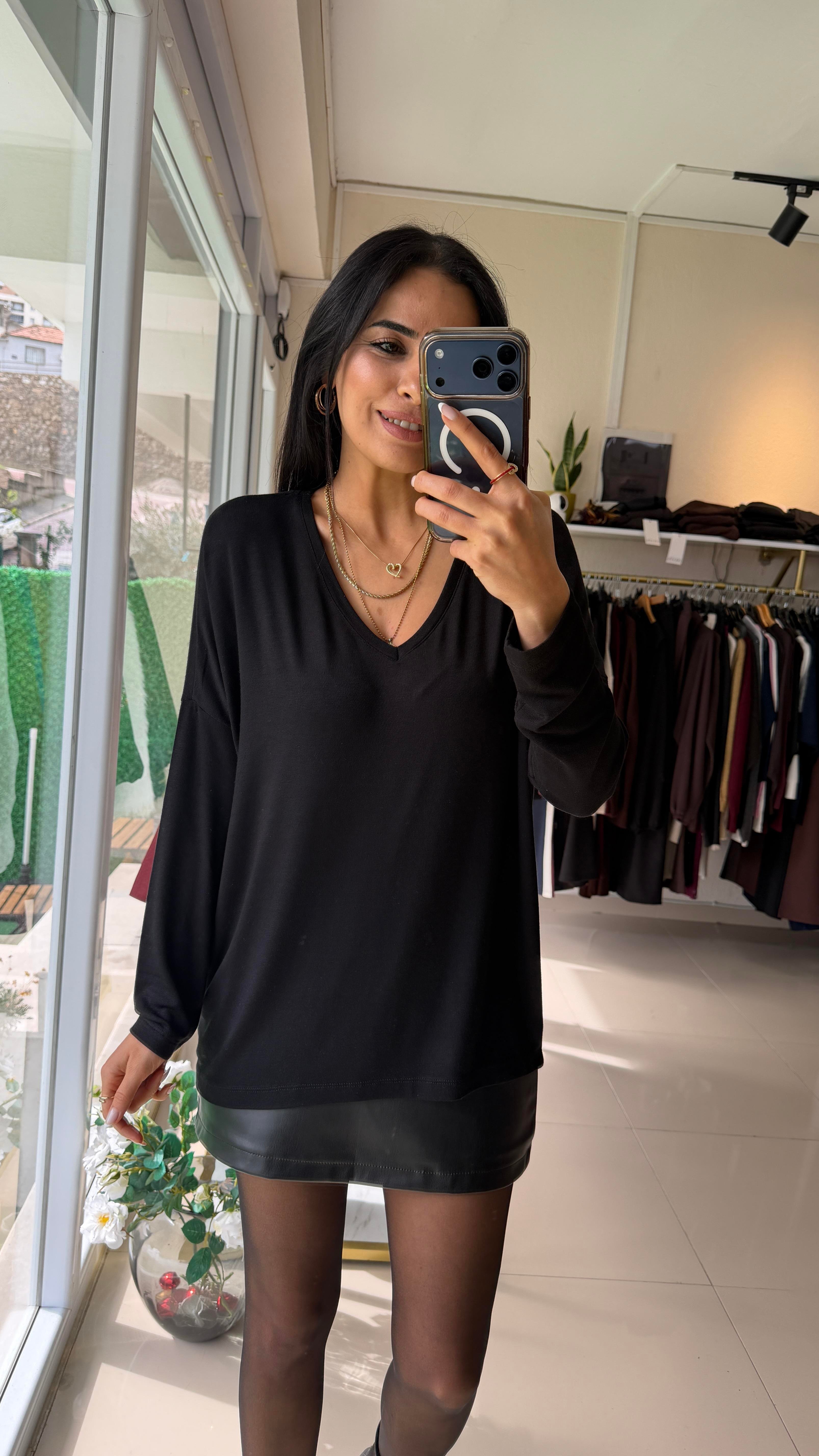 7590 BLUZ SİYAH