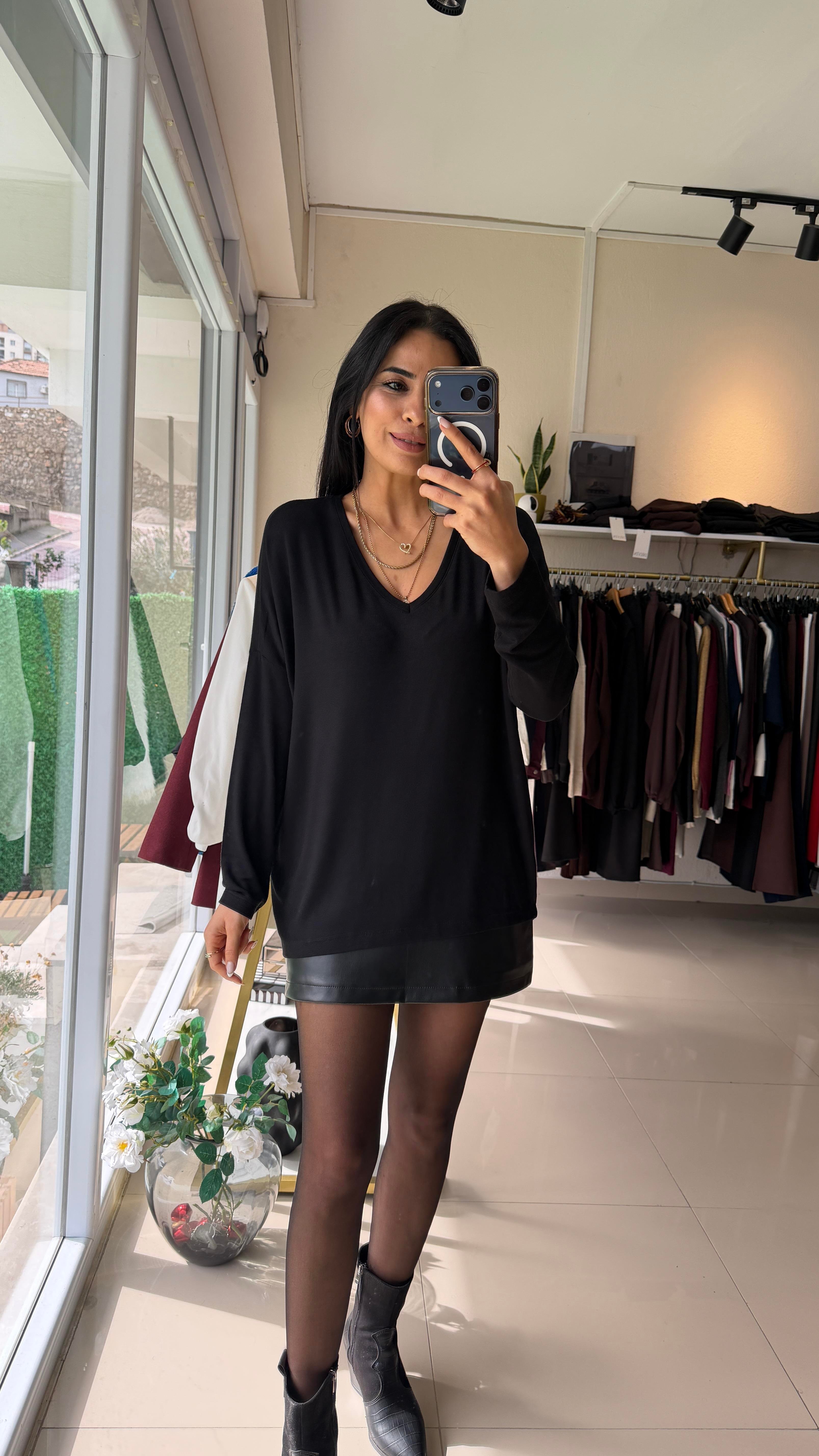 7590 BLUZ SİYAH