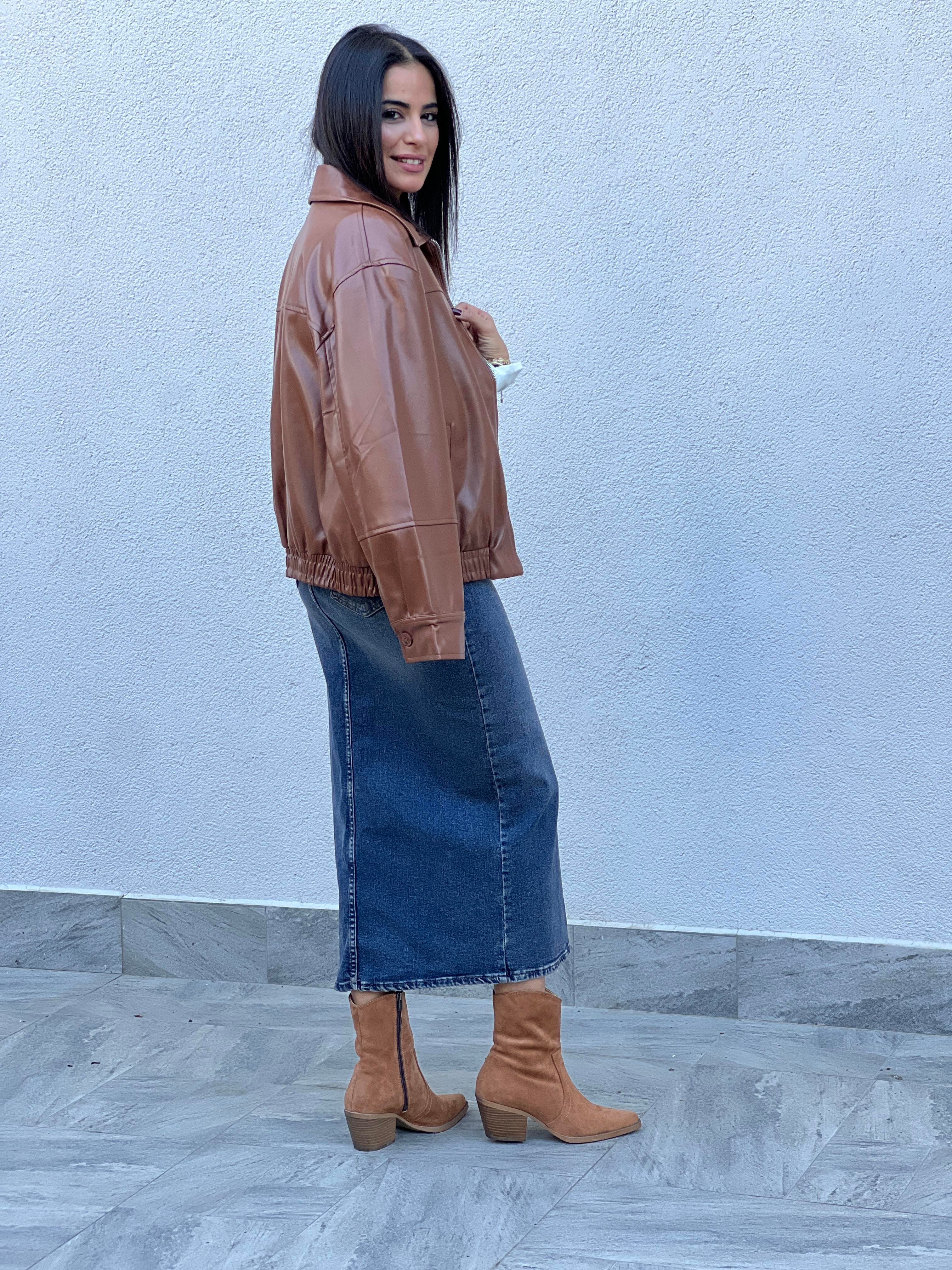 DERİ CEKET TABA 35465