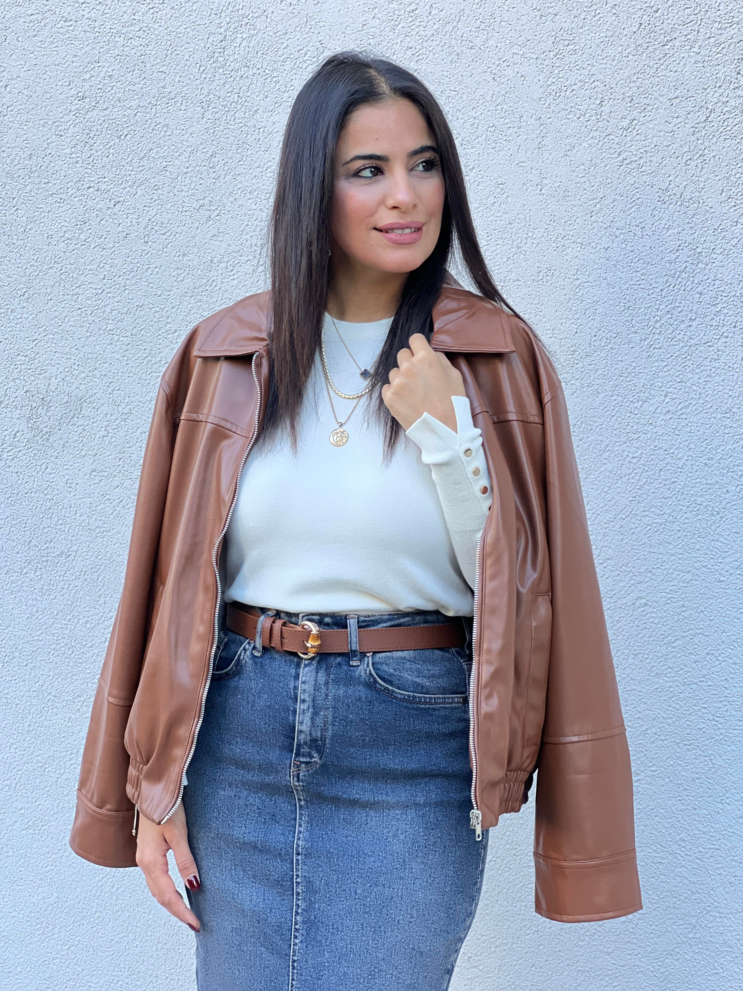 DERİ CEKET TABA 35465