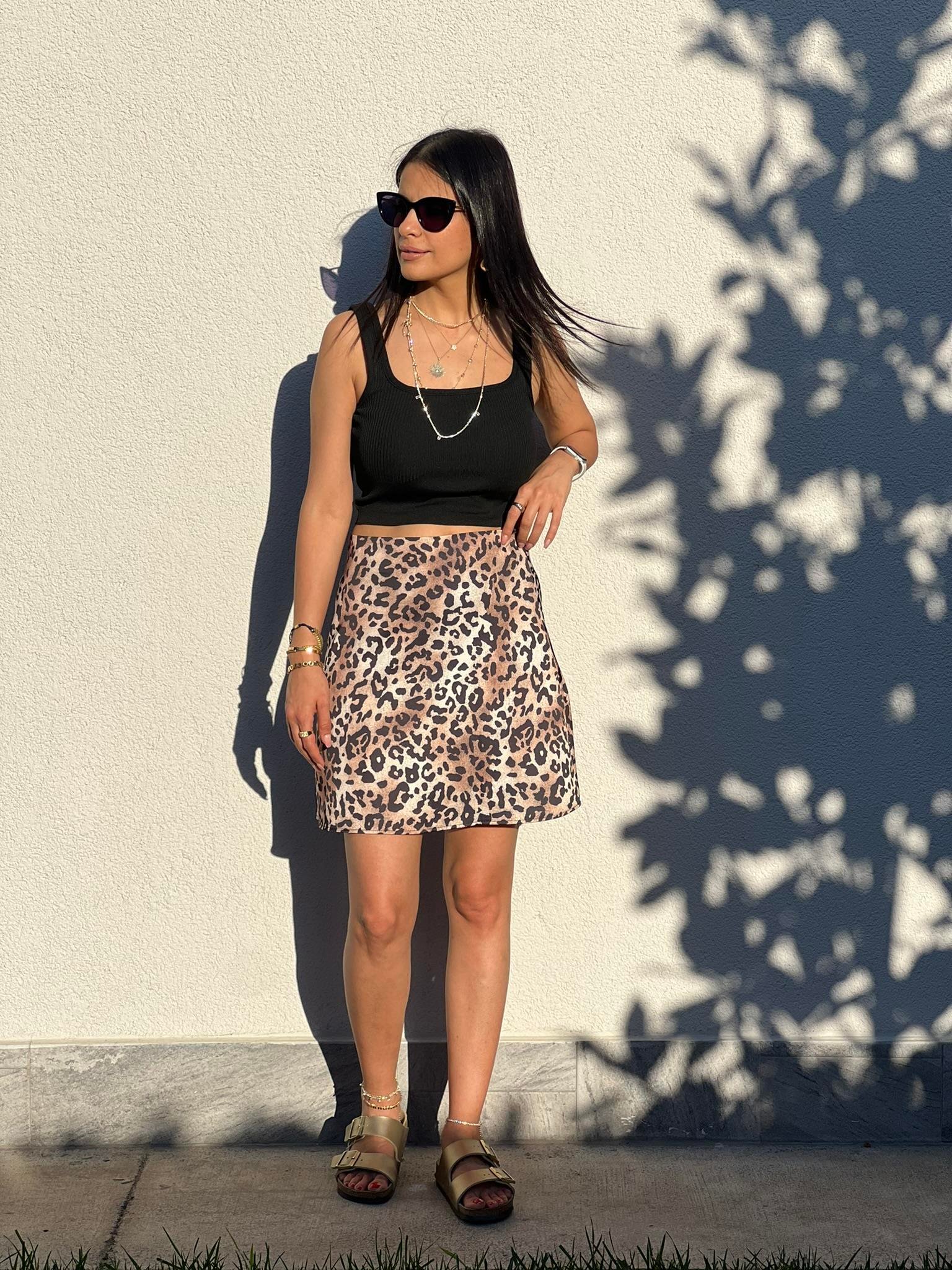 LEOPAR MİNİ ETEK