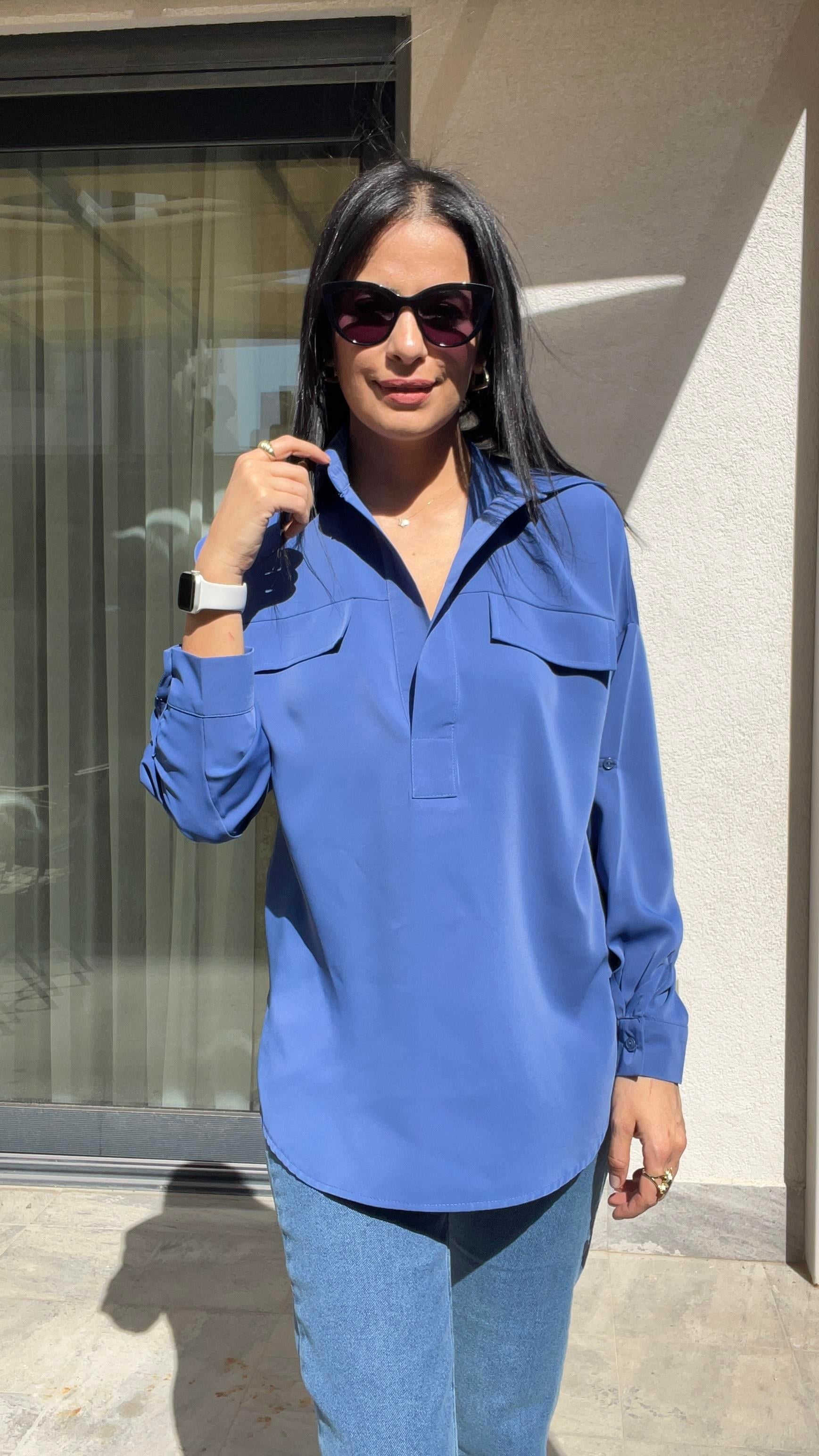MARKA MODEL İPEK DOKULU GÖMLEK 