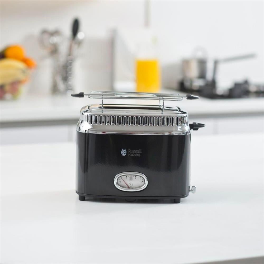 21681-56/RH RETRO BLACK 2 SLİCE TOASTER