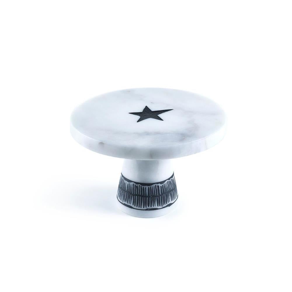 Any Marble Yıldız Dekor Ayaklı Sunumluk Küçük