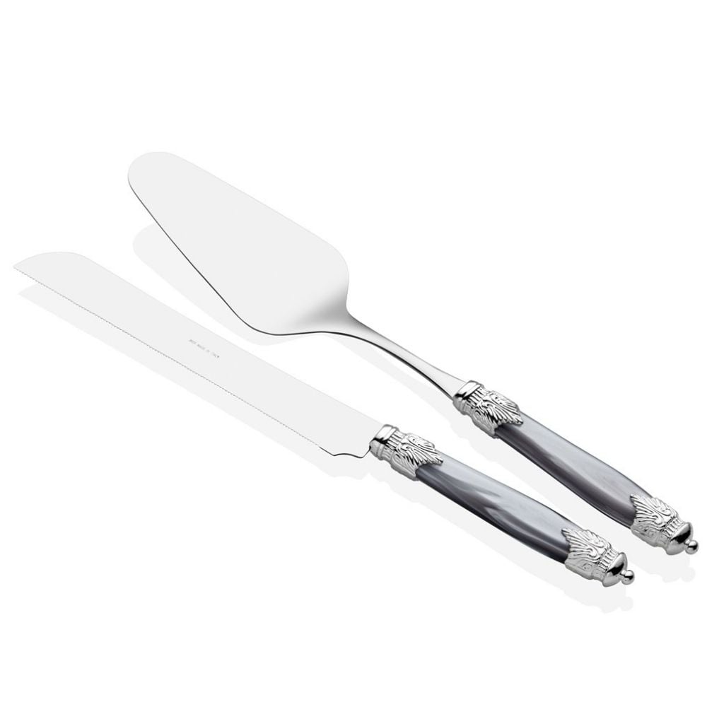 ARİANNA CHROME GRİ PASTA SERVİS SETİ