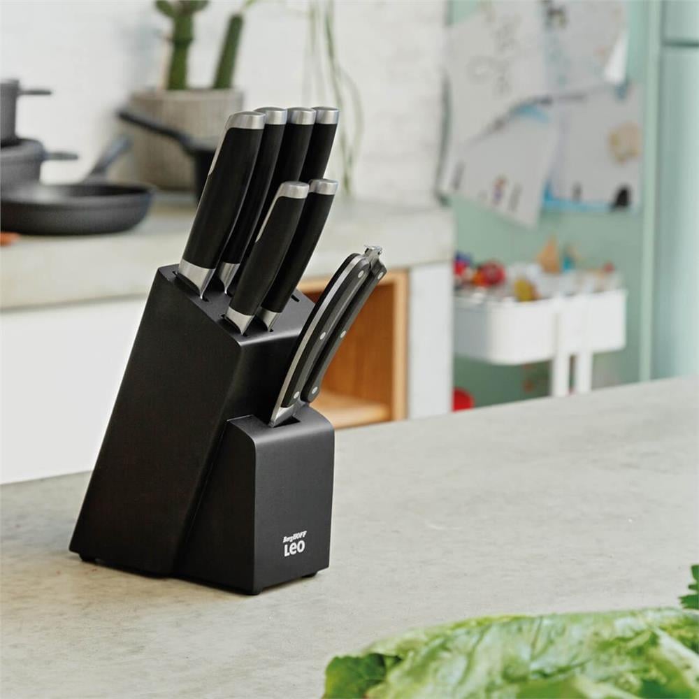 BergHOFF Leo Bıçak Bloğu 6 Parça Set