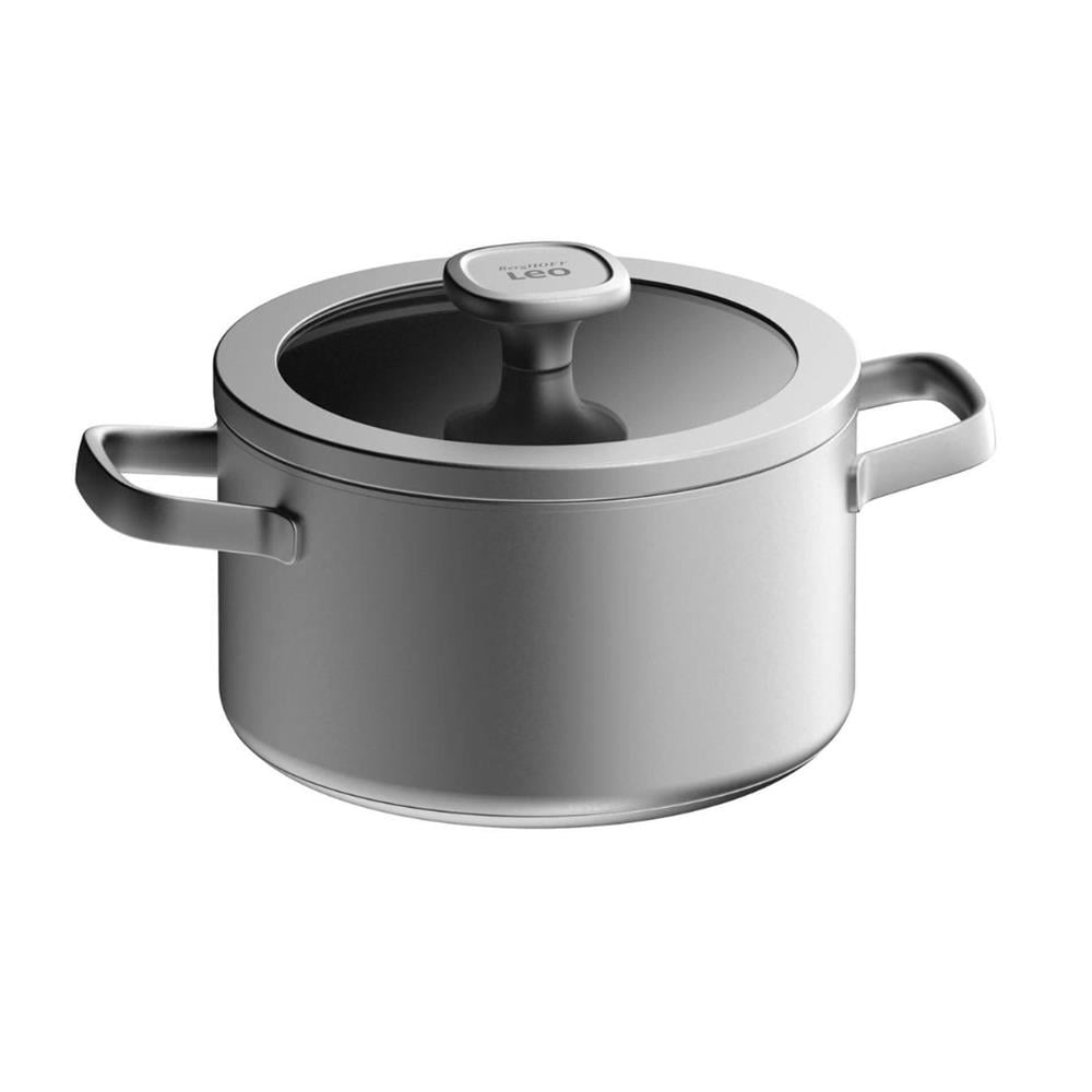 BergHOFF Leo Graphite Paslanmaz Çelik Tencere 20cm