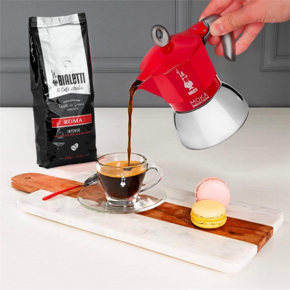 Bialetti İndüksiyon Mokapot Kırmızı 4 Cup