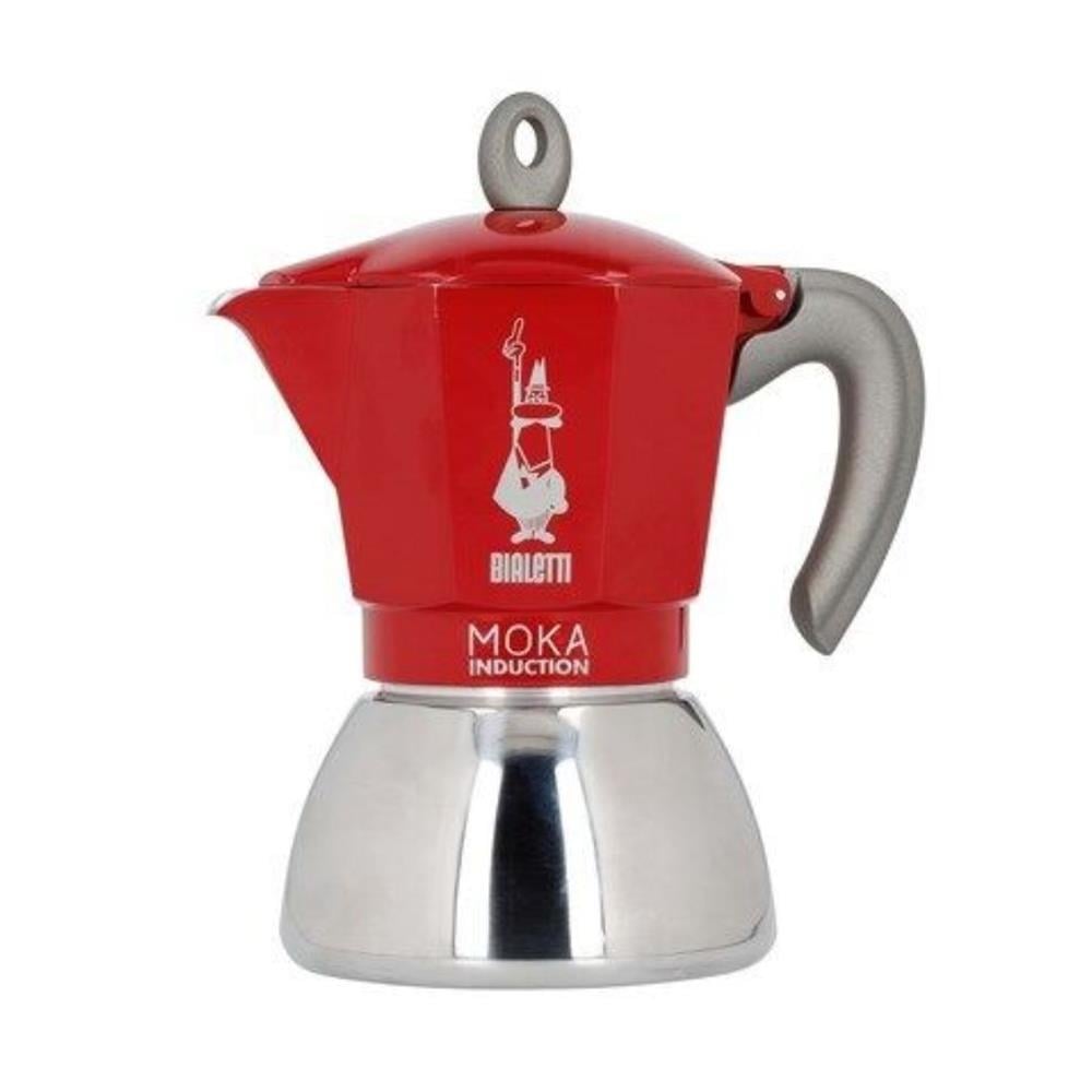 Bialetti İndüksiyon Mokapot Kırmızı 6 Cup