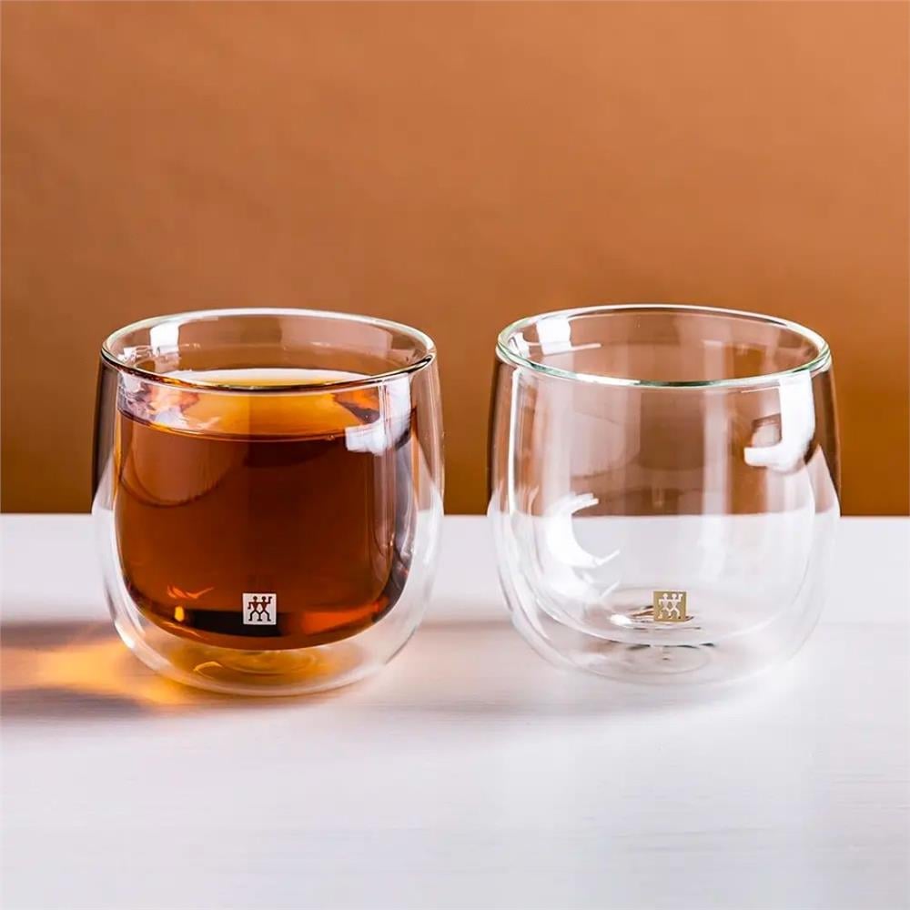 ÇİFT CAMLI 2'Lİ ÇAY BARDAĞI SETİ - 240 ML