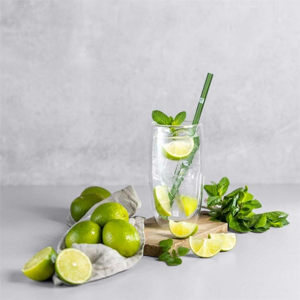ÇİFT CAMLI 2'Lİ SOĞUK İÇECEK BARDAĞI SETİ - 474 ML