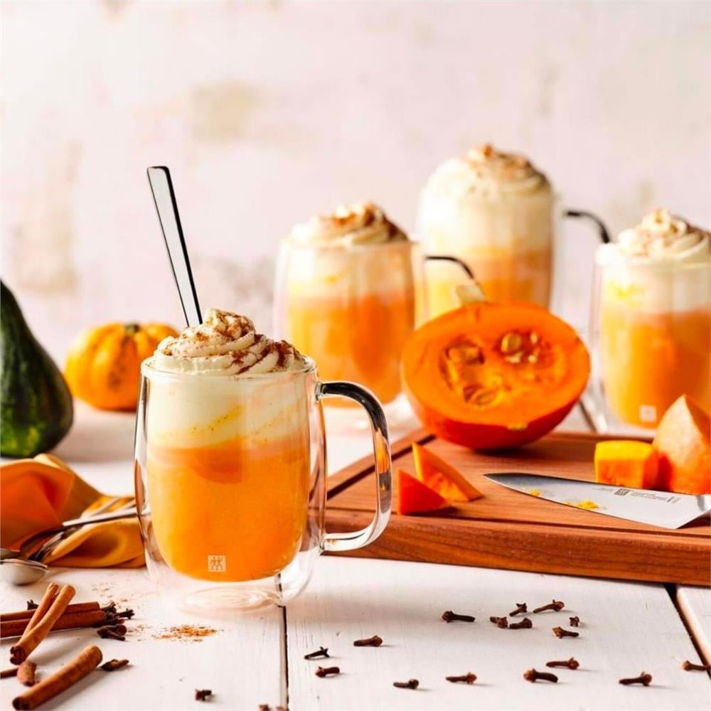 ÇİFT CAMLI KULPLU 2'Lİ KAHVE BARDAĞI SETİ - 355 ML