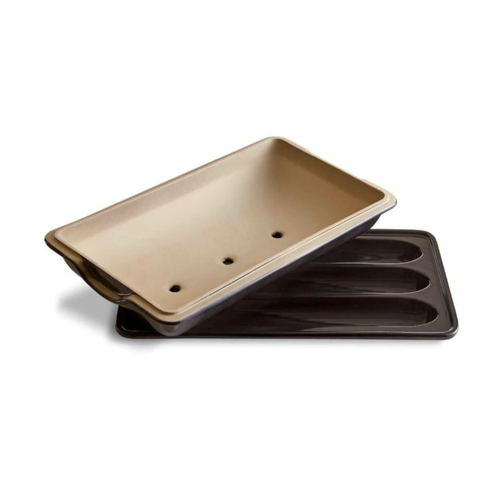 EH BAGET EKMEK/FIRIN KABI DİKDÖRTGEN  39.5 X 23 CM ANTRASİT -795506