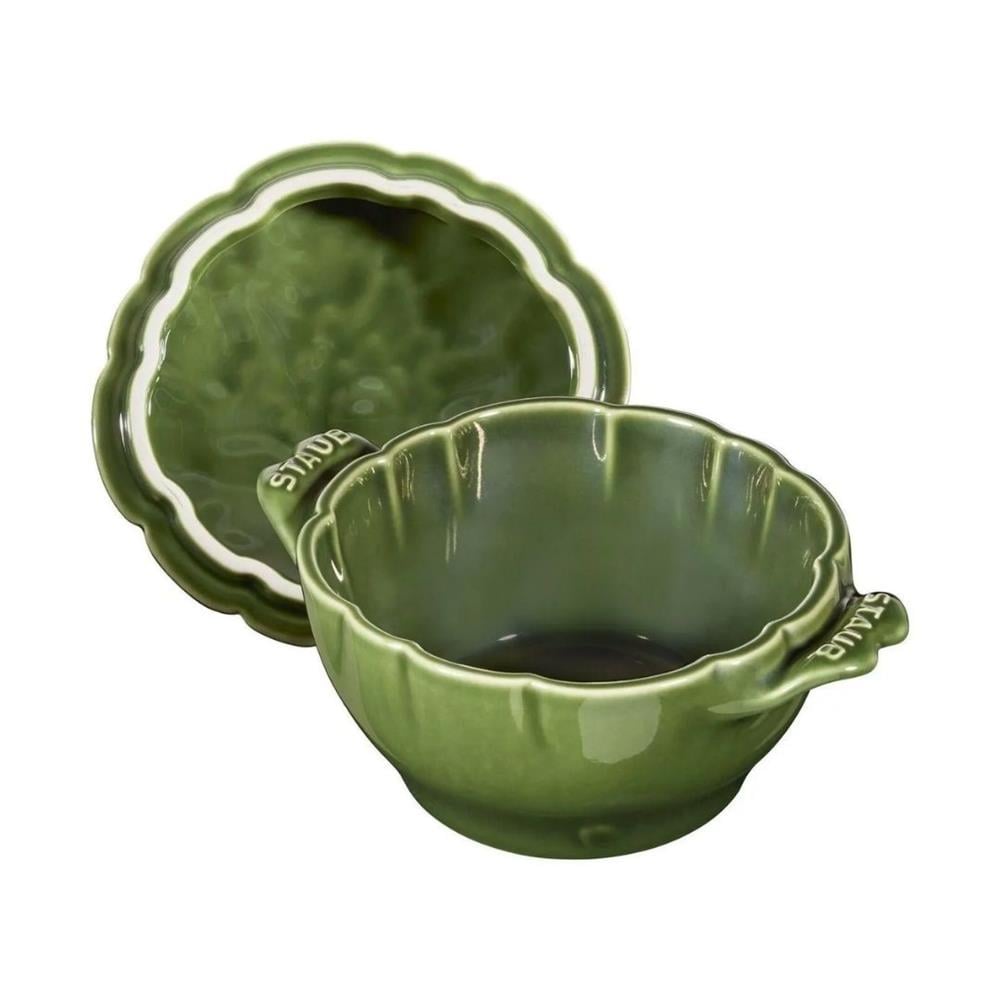 ENGİNAR DESENLİ SERAMİK COCOTTE KASE 16 OZ