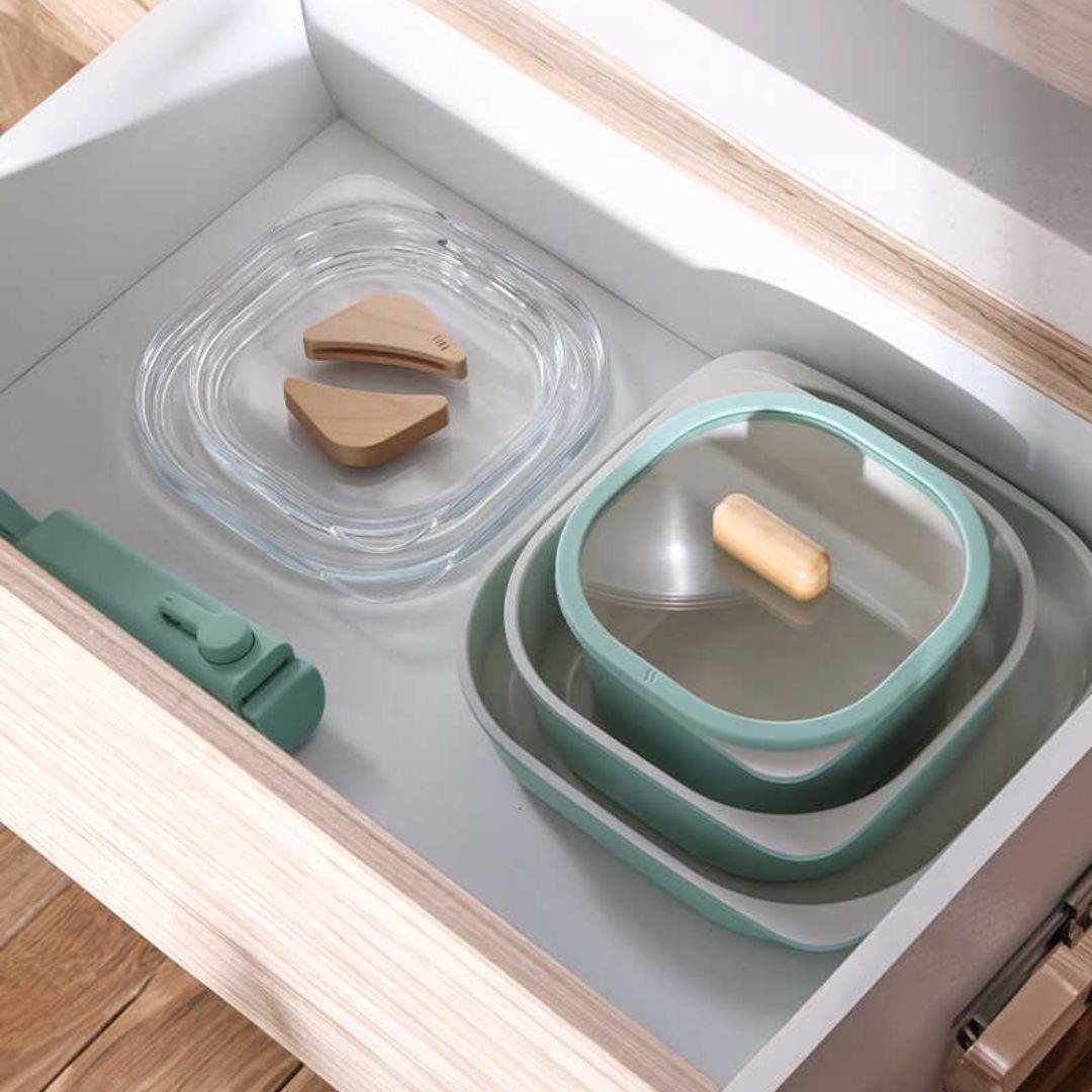 Fika Comfort Mint Yeşil Tencere ve Tava Seti 10 Parça