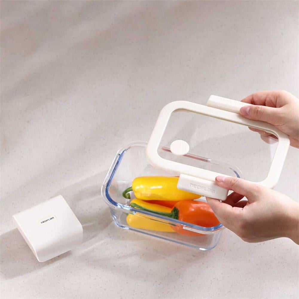 Fika Glace Vakumlu Cam Saklama Kabı 1900 ML.Bej