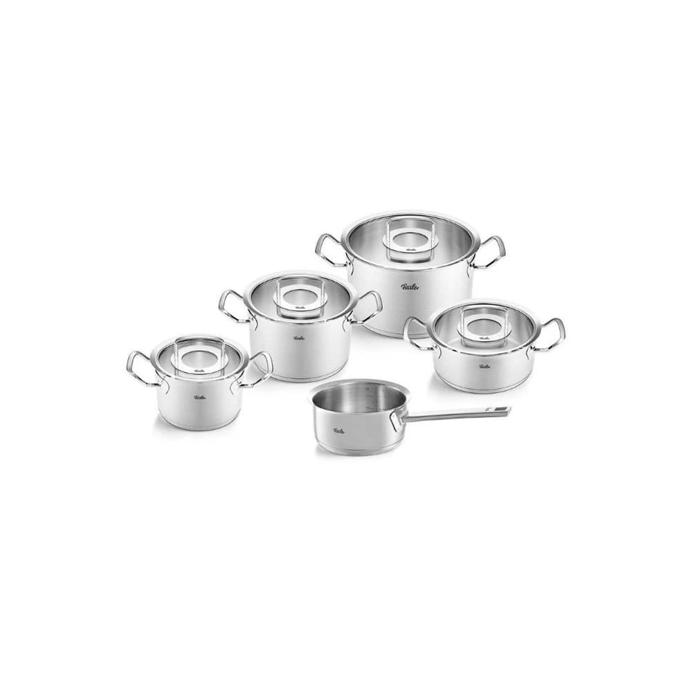 FISSLER OPC ÇELİK TENCERE SETİ 9 PRÇ CAM KPK