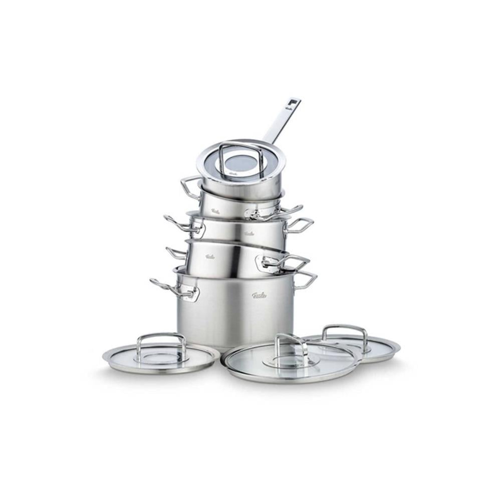 FISSLER OPC ÇELİK TENCERE SETİ 9 PRÇ CAM KPK