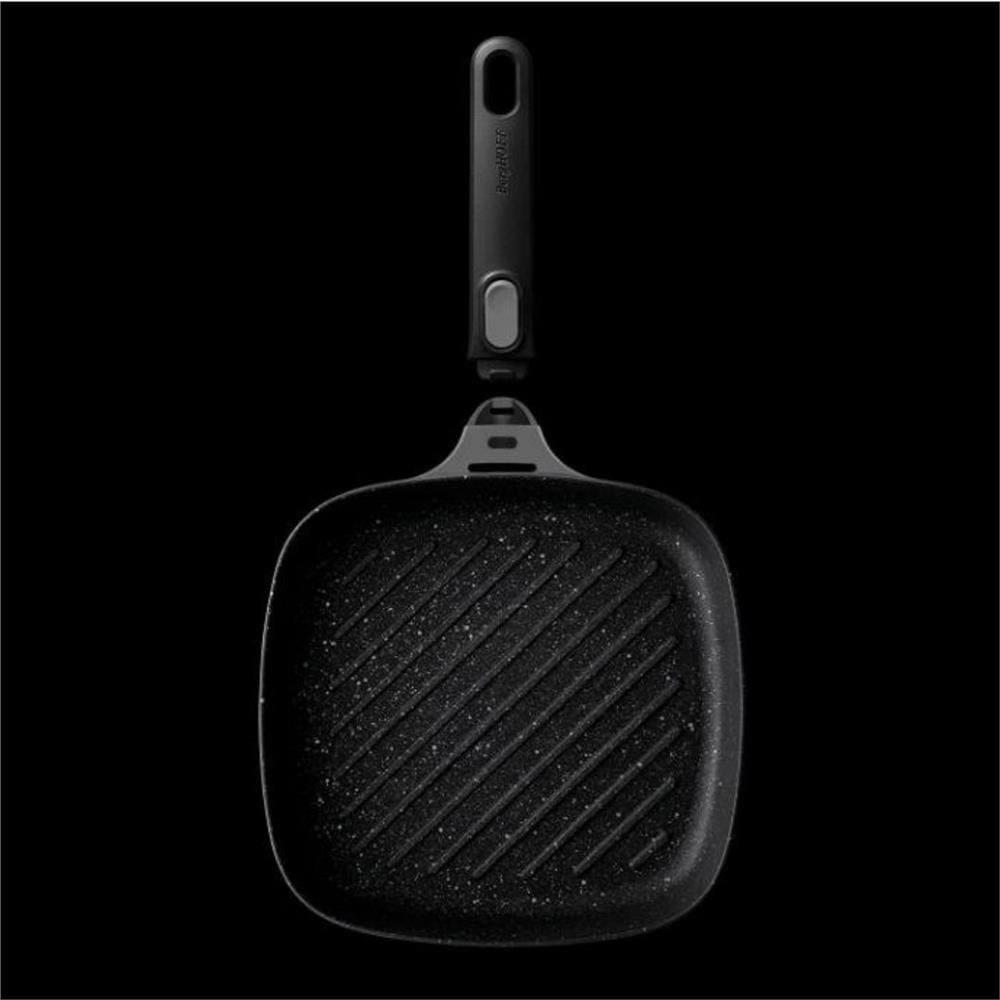 Gem Stay Cool Çıkarılabilir saplı Kare Izgara Tava Gri 24 Cm