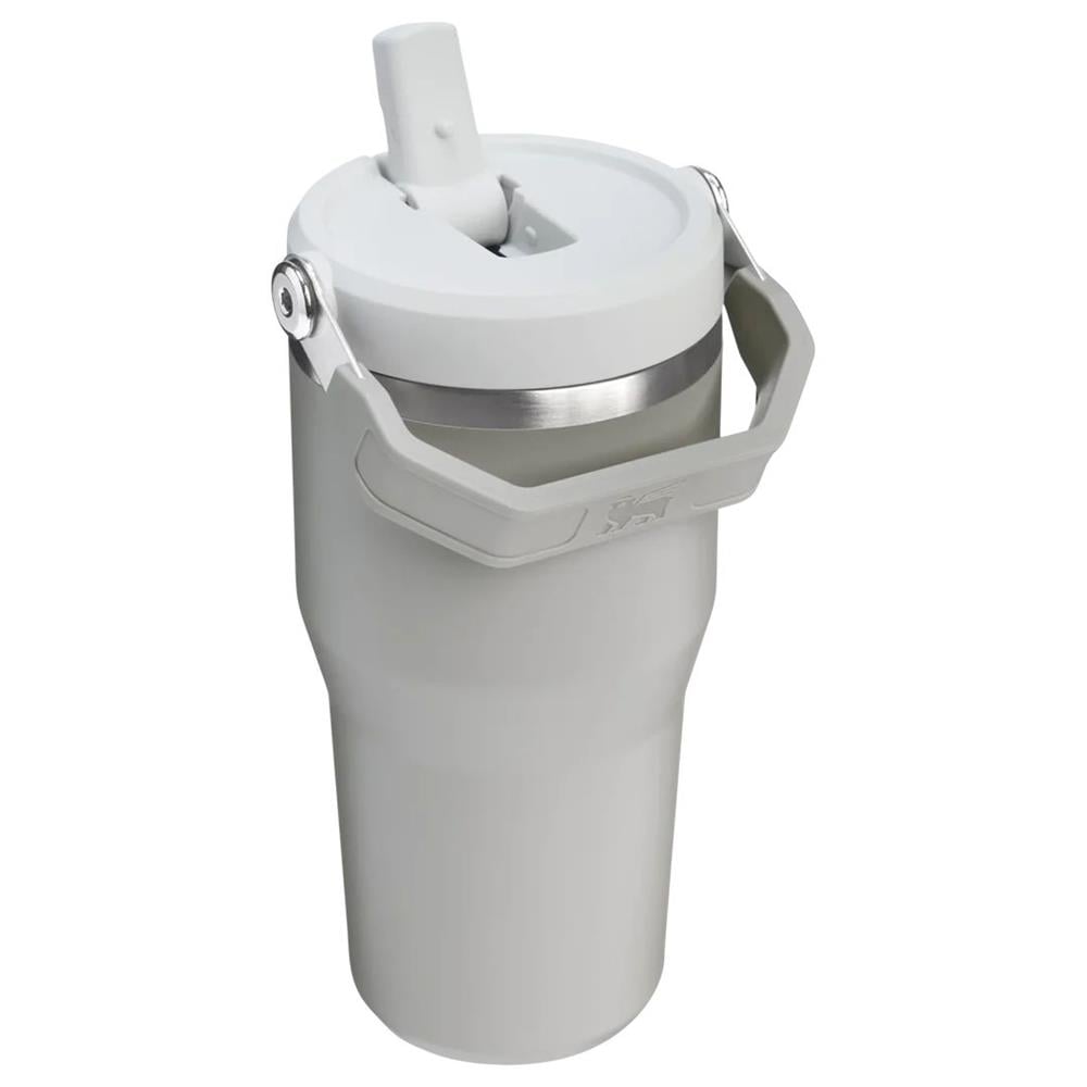 IceFlow™ Flip Straw Tumbler Pipetli Termos | 0.60 L - Kül Rengi