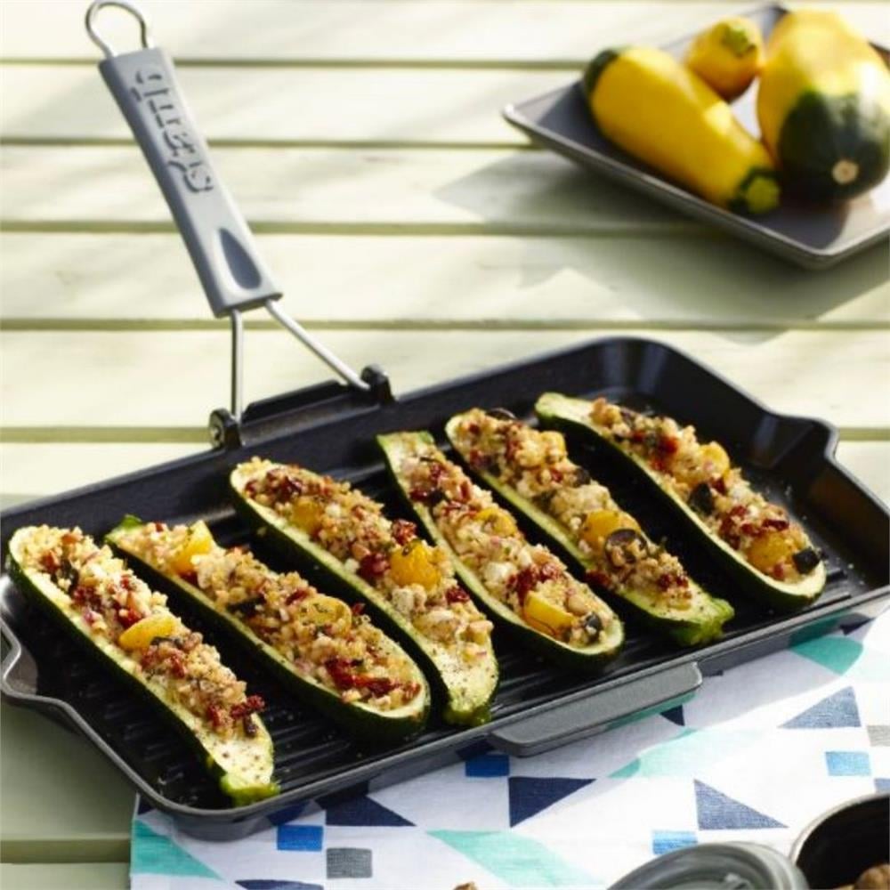 KATLANIR SİLİKON SAPLI DÖKÜM IZGARA TAVA