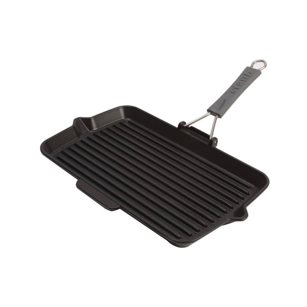 KATLANIR SİLİKON SAPLI DÖKÜM IZGARA TAVA