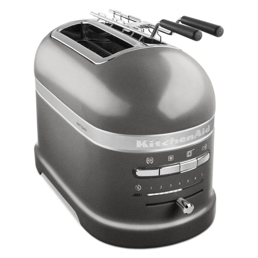 Kitchenaid Artisan 2 Dilim Ekmek Kızartma Makinesi 5KMT2204 Medallion Silver-EMS