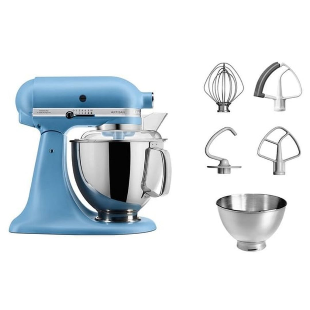 KitchenAid Artisan 4.8 L Oynar Başlıklı Stand Mikser 5KSM175PSEVB - Vintage Blue (Retro Mavi)