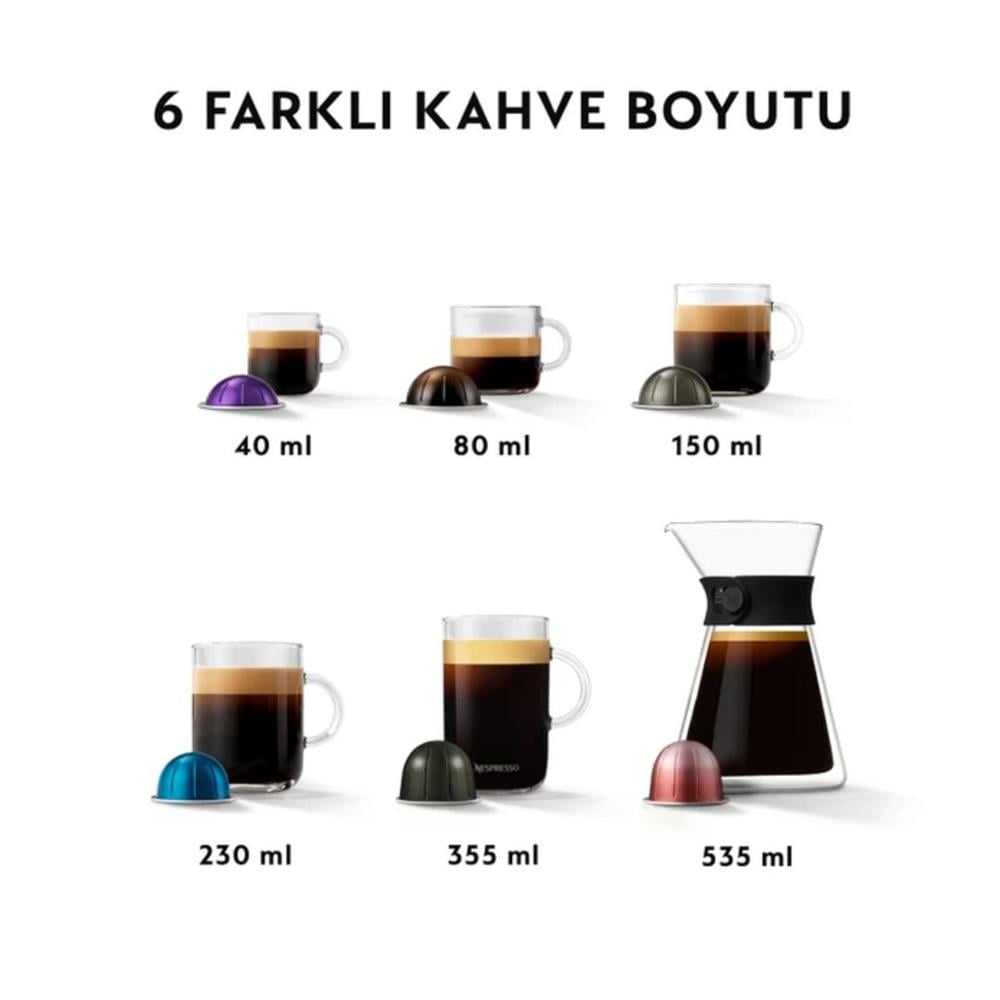 Nespresso Vertuo Next Premium Bronz Kahverengi Kahve Makinesi ve Süt Köpürtücü