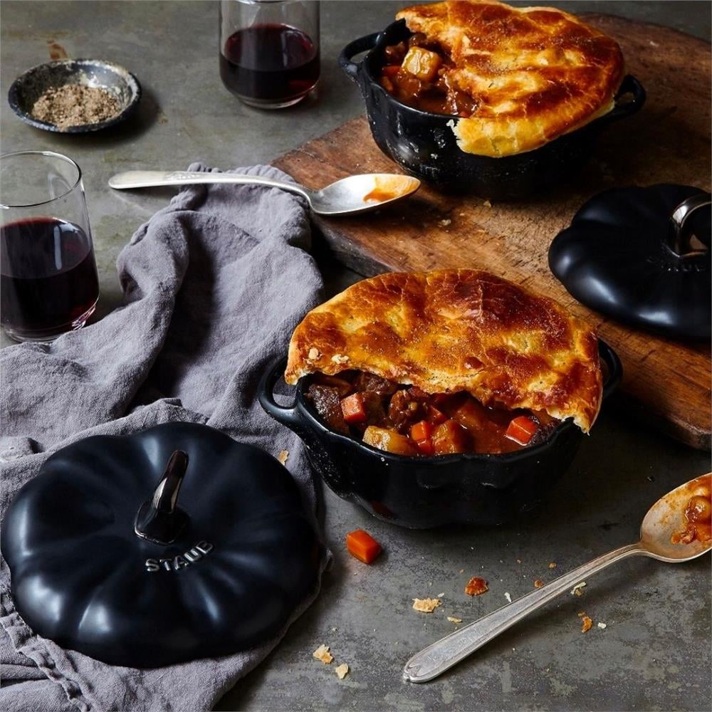 SERAMİK BALKABAĞI KASE, SİYAH