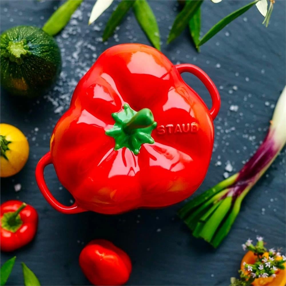 SERAMİK BİBER KASE, KIRMIZI