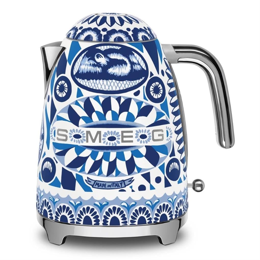 Smeg 50'S Style Retro Blu Mediterrano Kettle