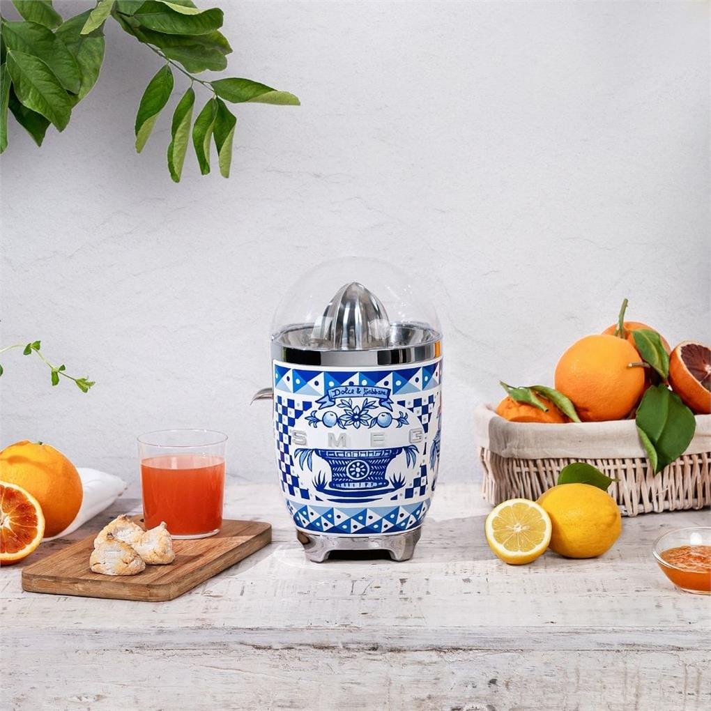Smeg 50'S Style Retro Blu Mediterrano Narenciye Sıkacağı