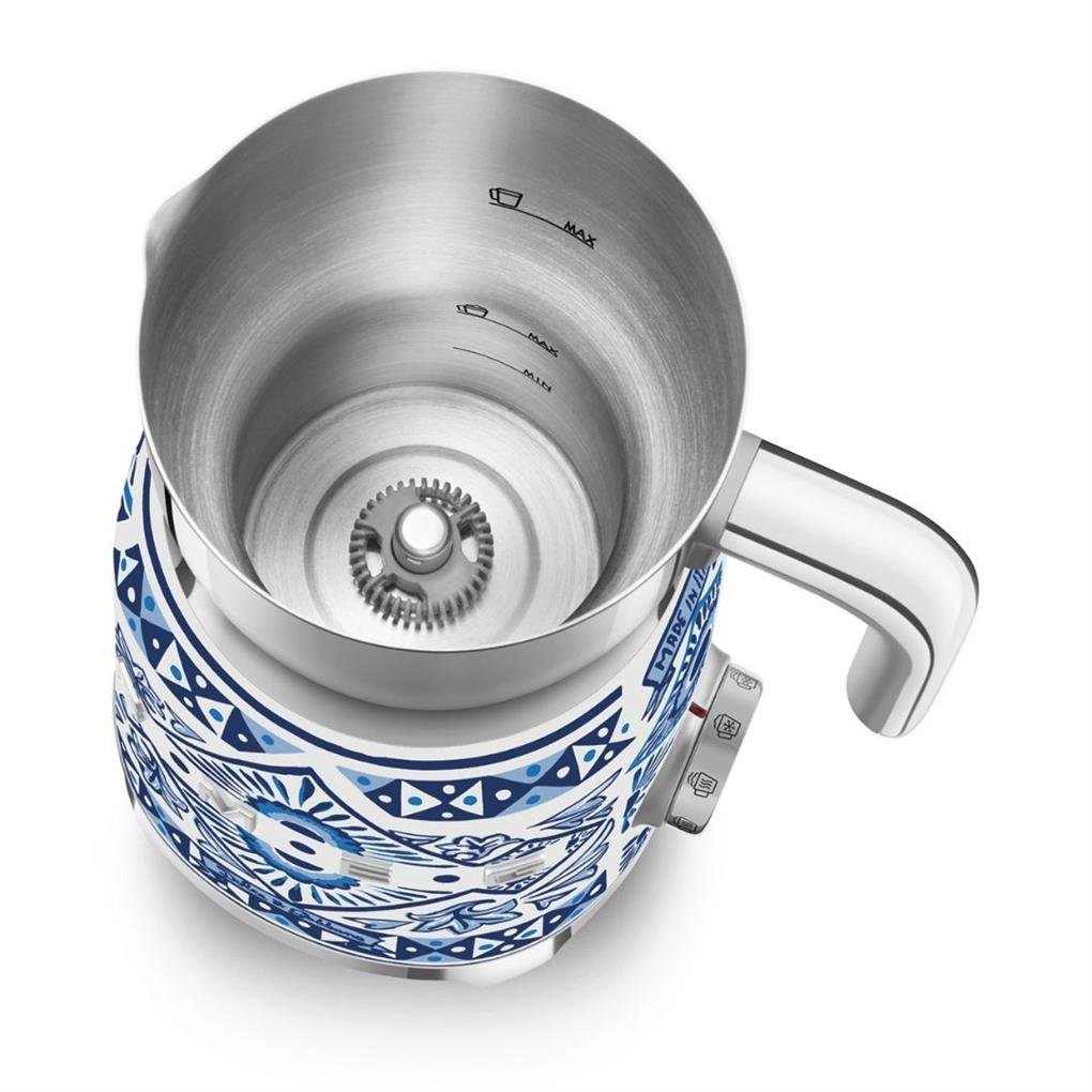 Smeg 50'S Style Retro Blu Mediterrano Süt Köpürtme Makinesi