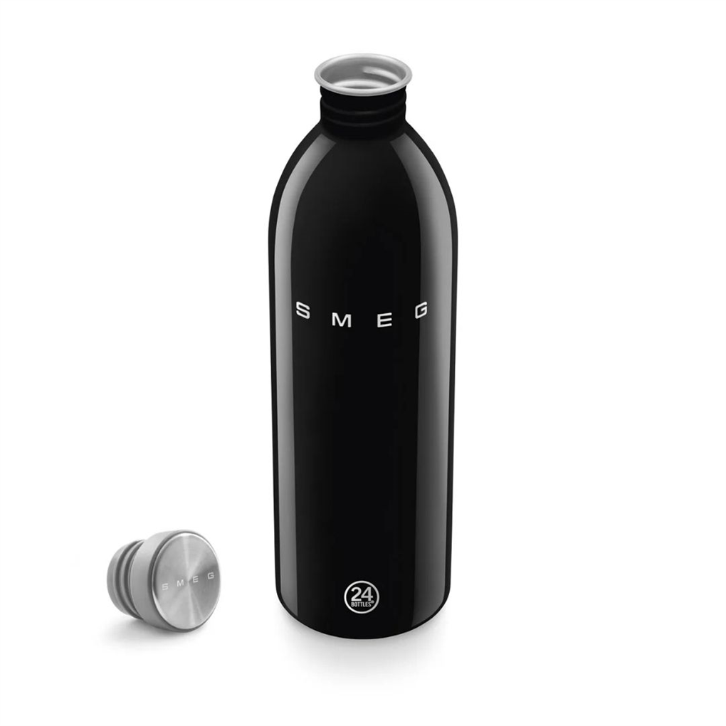 Smeg 50's Style Retro WBF02BL Urban Bottle Hafif Matara 1 Lt - Siyah