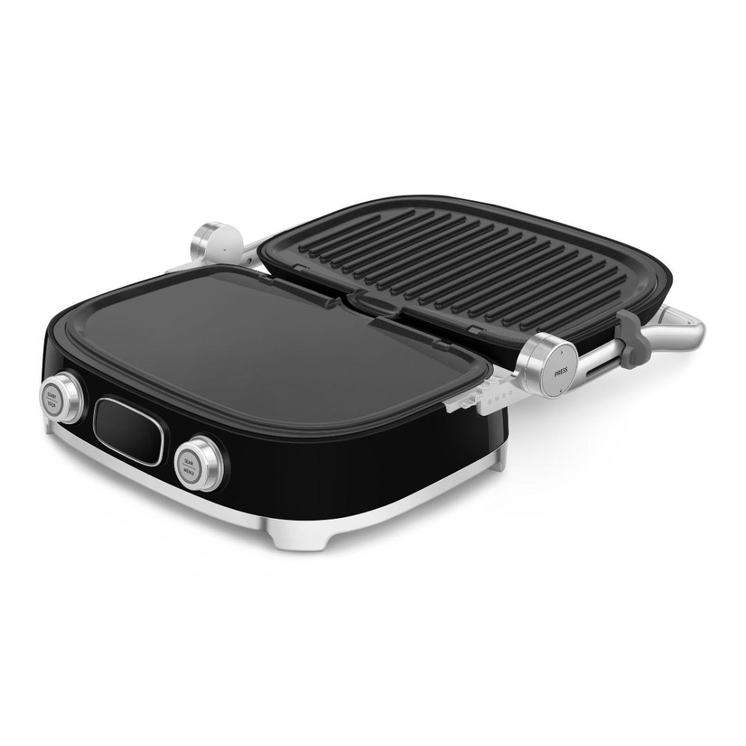Smeg MGF01BLEU Çok Amaçlı Izgara Siyah (Multiuse Grill)