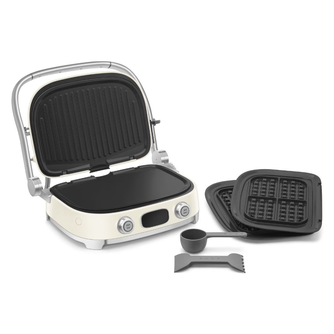 Smeg MGF01CREU Çok Amaçlı Izgara Krem (Multiuse Grill)